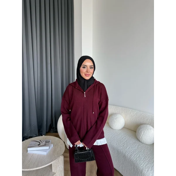 Berlin Triko Takım - Bordo