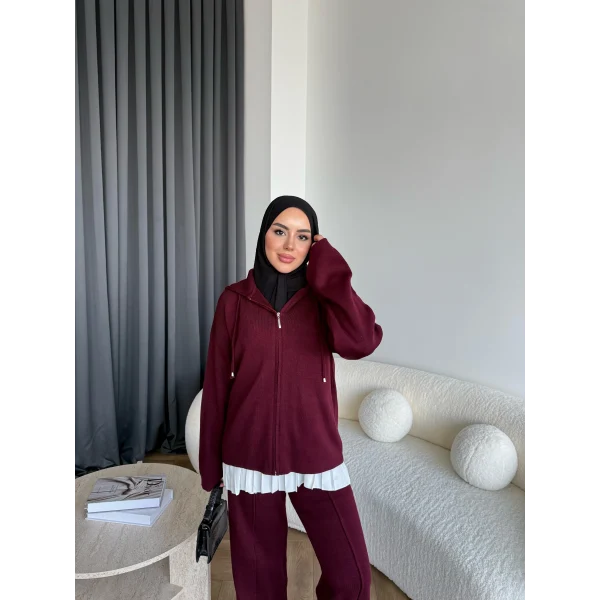 Berlin Triko Takım - Bordo