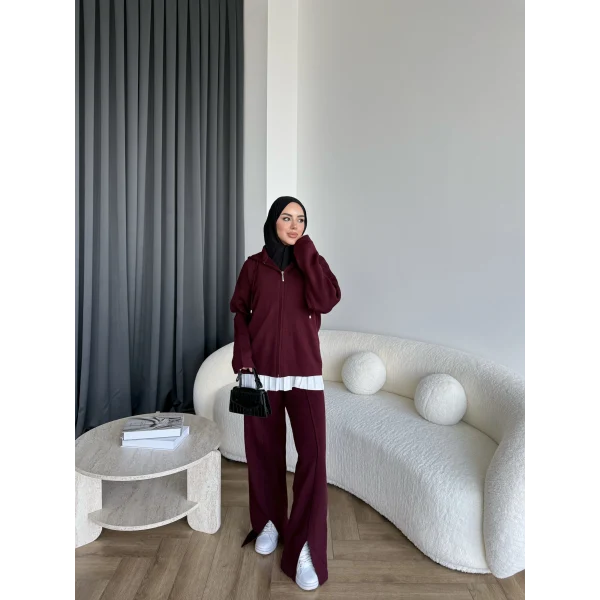 Berlin Triko Takım - Bordo