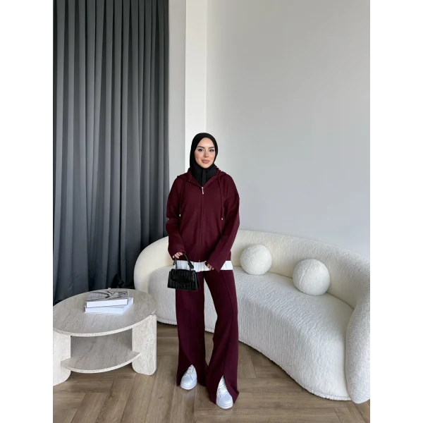 Berlin Triko Takım - Bordo