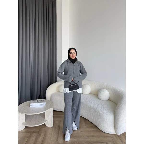 Berlin Triko Takım - Gri