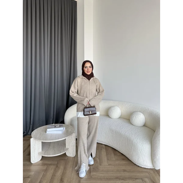 Berlin Triko Takım - Vizon