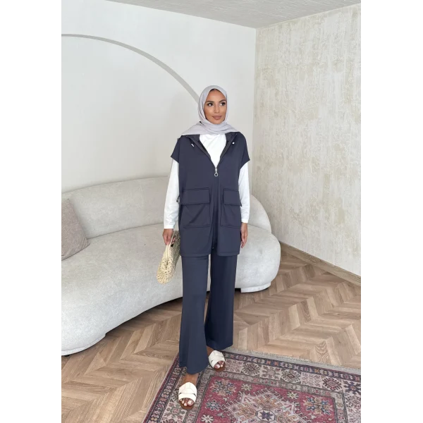 Bluen Yelekli Takım - Antrasit