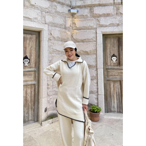 Botela Triko Takım - Bej