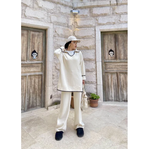 Botela Triko Takım - Bej