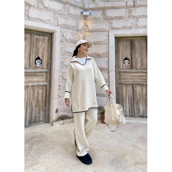 Botela Triko Takım - Bej