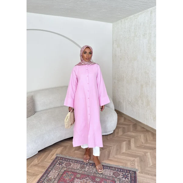 Bulster Müslin Gömlek - Pembe