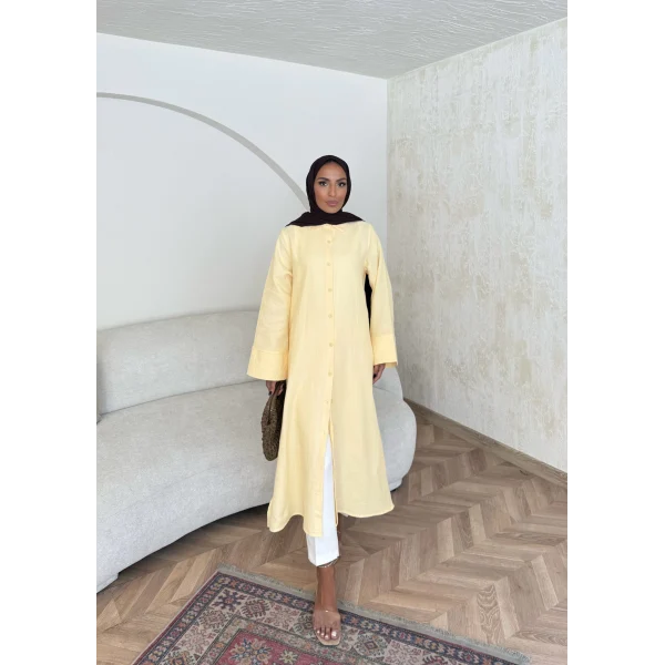 Bulster Müslin Gömlek - Sarı