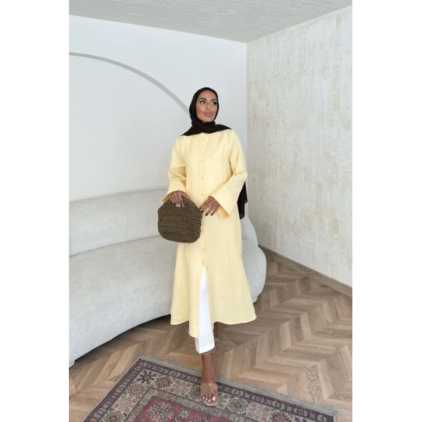 Bulster Müslin Gömlek - Sarı