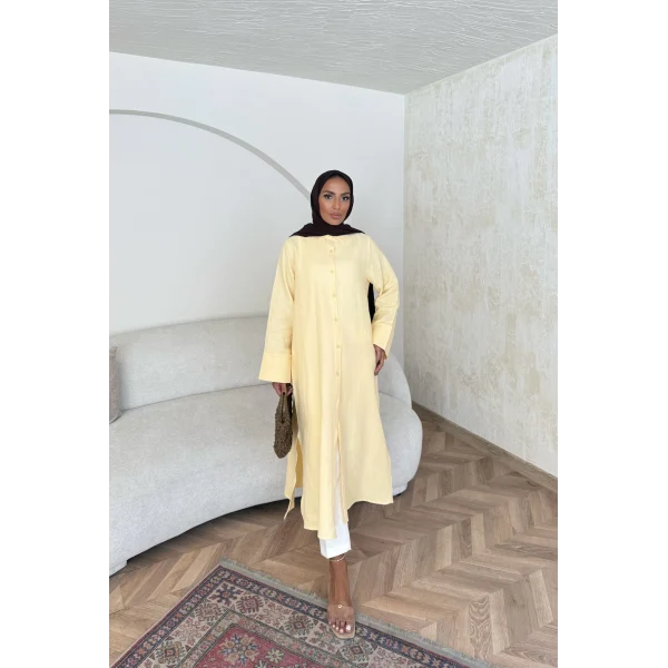 Bulster Müslin Gömlek - Sarı