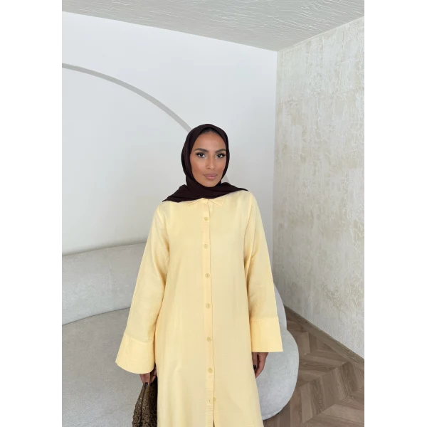 Bulster Müslin Gömlek - Sarı