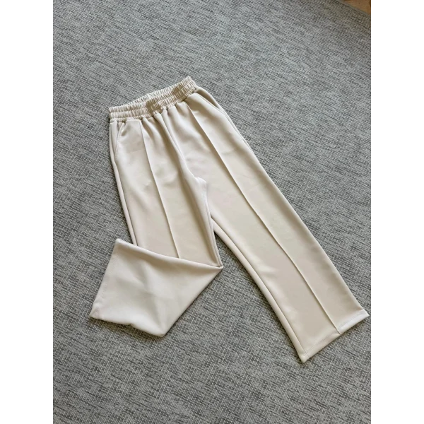 Çimalı Scuba Bol Pantolon - Bej