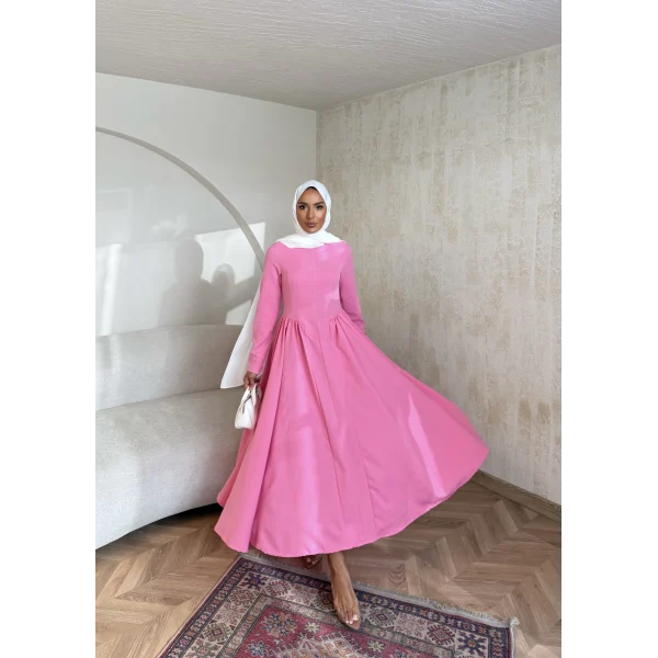 Crash Elbise - Pembe