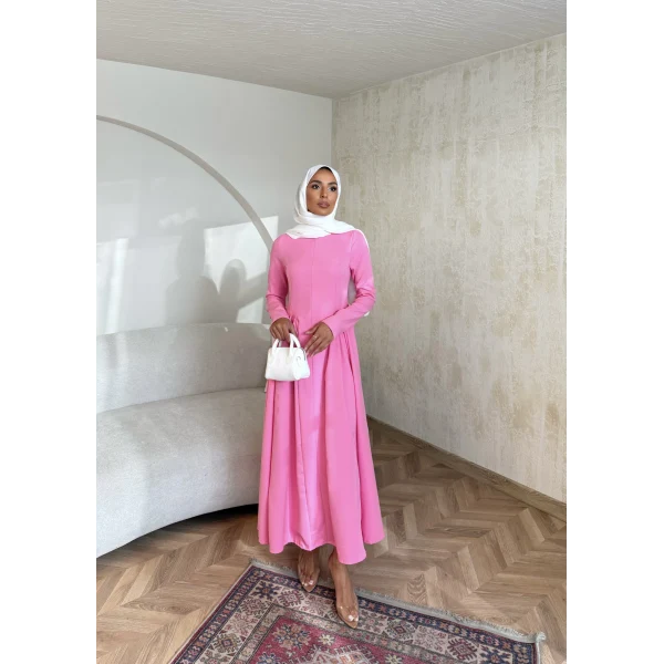 Crash Elbise - Pembe