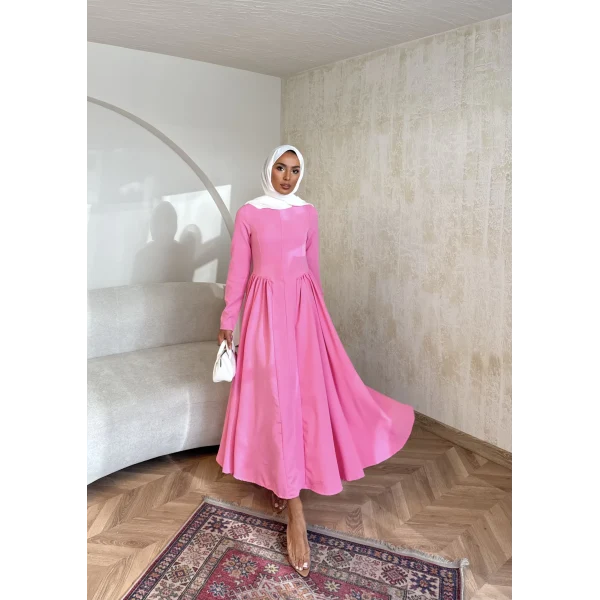 Crash Elbise - Pembe