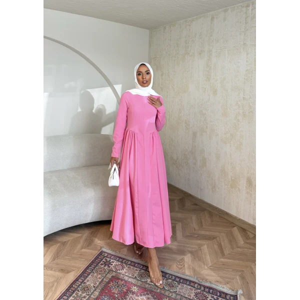 Crash Elbise - Pembe