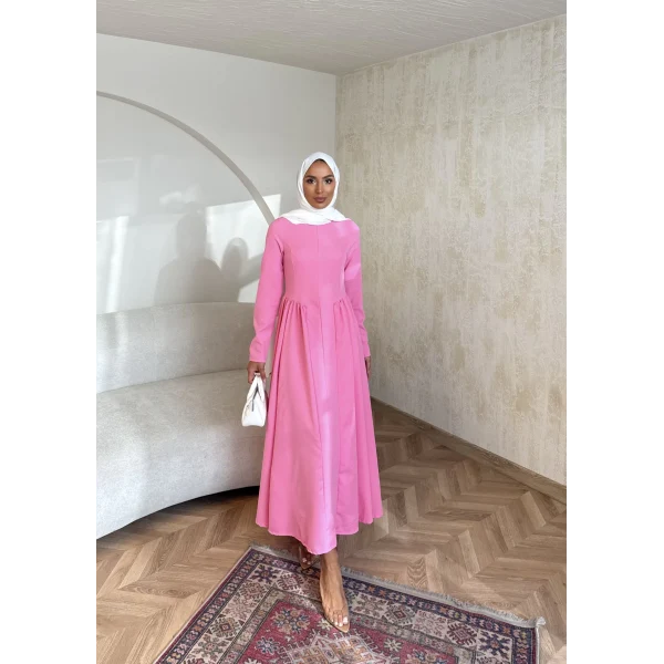 Crash Elbise - Pembe