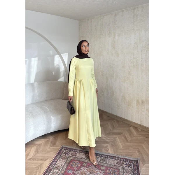 Crash Elbise - Sarı