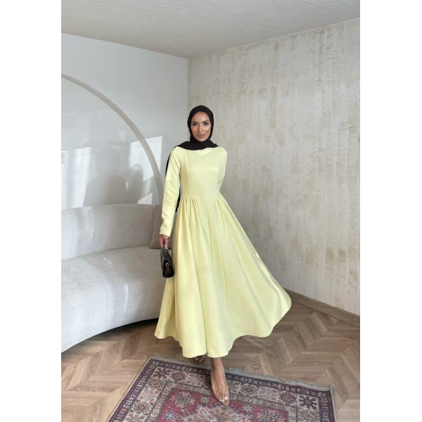 Crash Elbise - Sarı