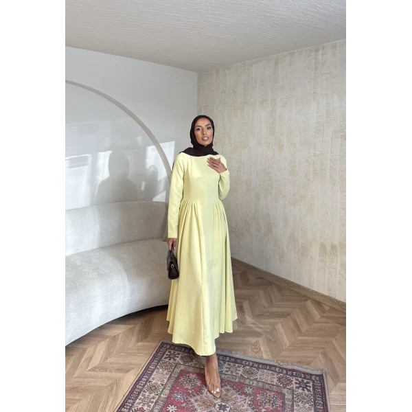 Crash Elbise - Sarı