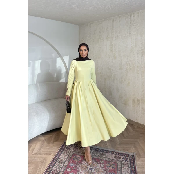 Crash Elbise - Sarı