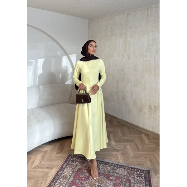 Crash Elbise - Sarı