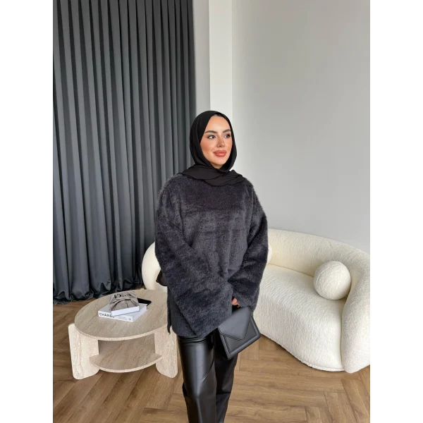 Darlan Tüylü Kazak - Antrasit