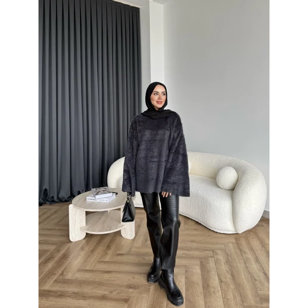 Darlan Tüylü Kazak - Antrasit