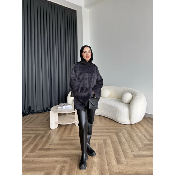 Darlan Tüylü Kazak - Antrasit