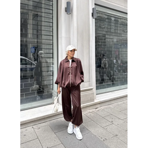 Devil Saten Takım - Acı Kahve