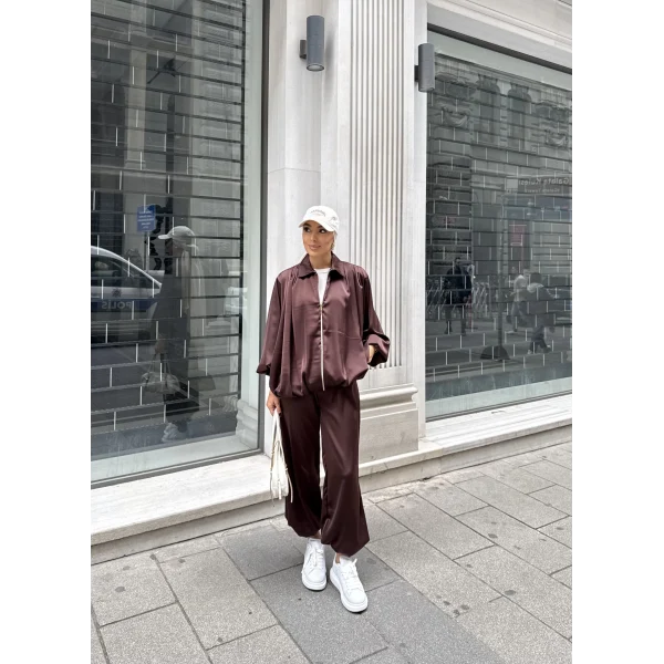 Devil Saten Takım - Acı Kahve