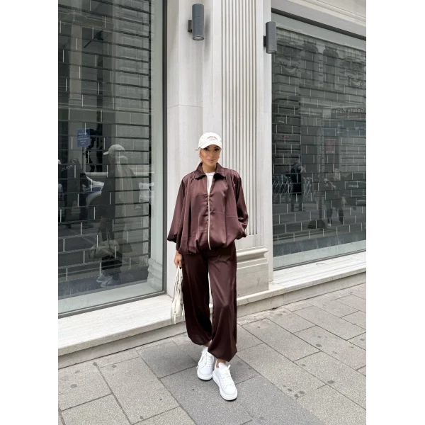 Devil Saten Takım - Acı Kahve