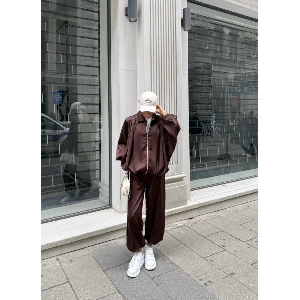 Devil Saten Takım - Acı Kahve