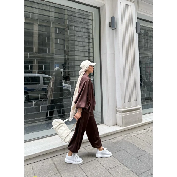 Devil Saten Takım - Acı Kahve