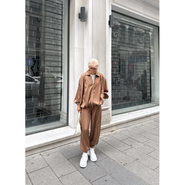 Devil Saten Takım - Camel