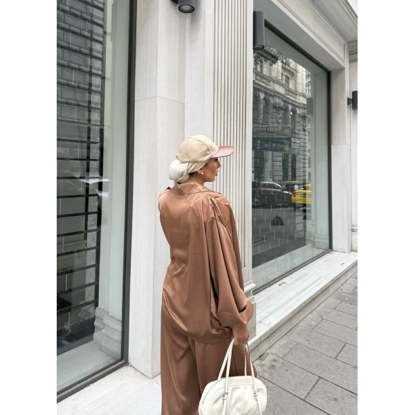 Devil Saten Takım - Camel