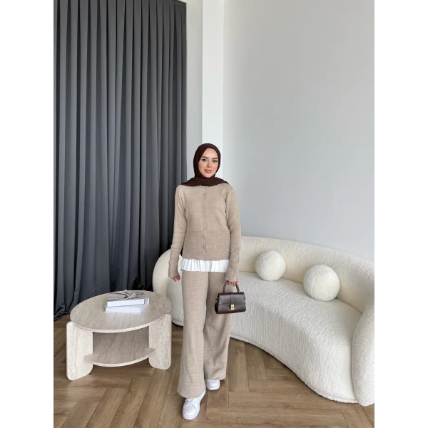 Diana Triko Takım - Vizon