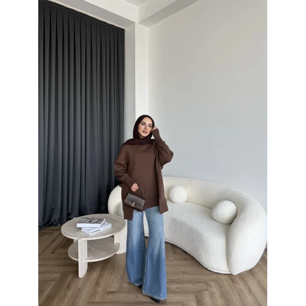 Dilvi Model Sweat - Acı Kahve