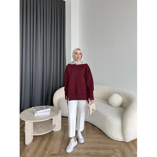 Dilvi Model Sweat - Bordo