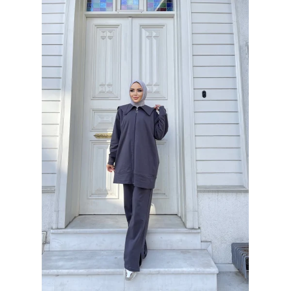 Duhan İkili Takım - Gri