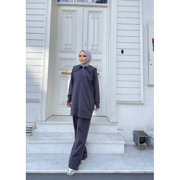 Duhan İkili Takım - Gri