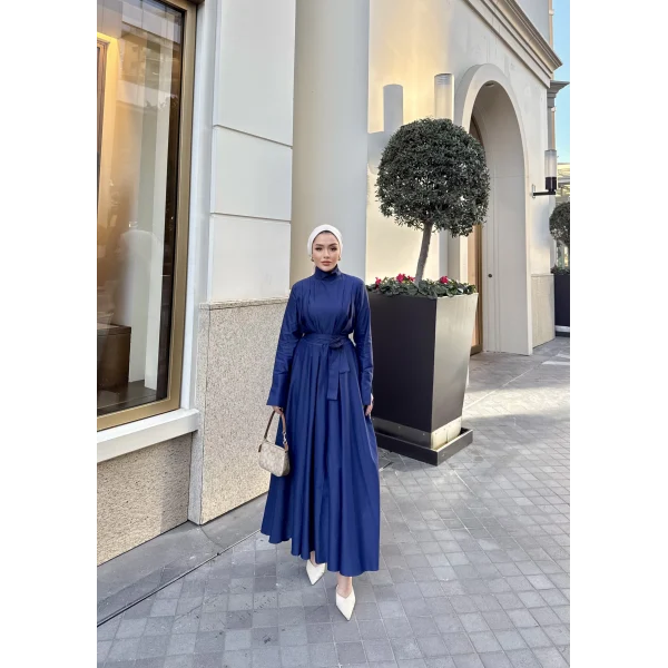 Eyşan Elbise - Lacivert