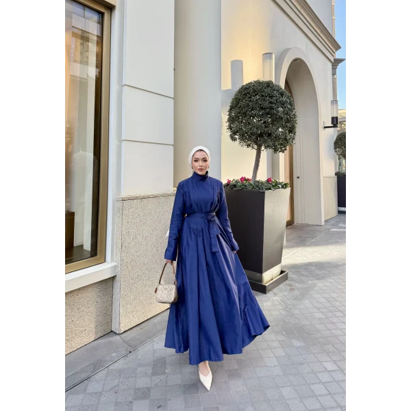 Eyşan Elbise - Lacivert