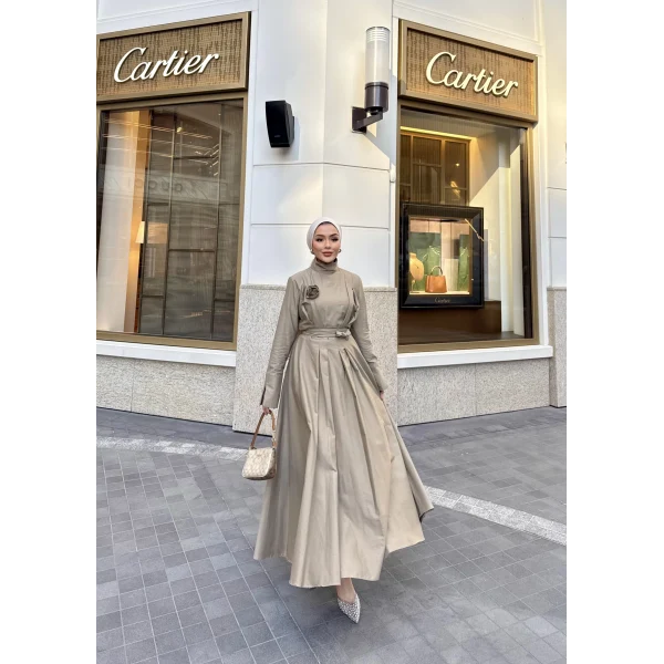 Eyşan Elbise - Yeşil