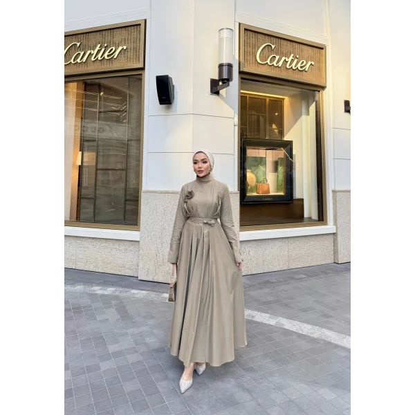 Eyşan Elbise - Yeşil