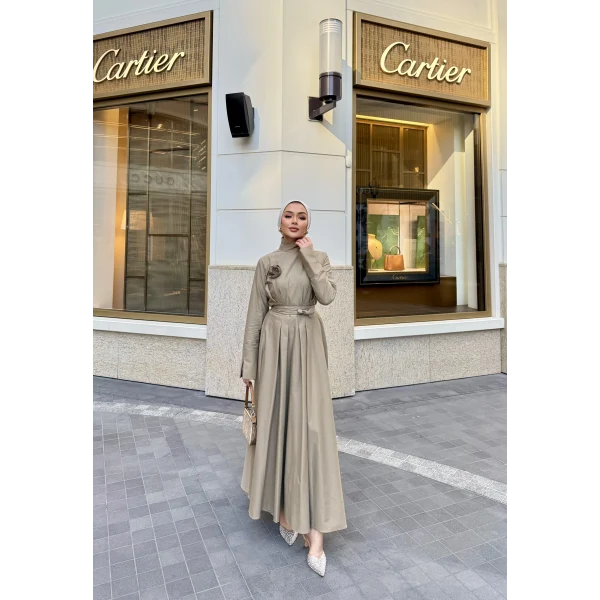 Eyşan Elbise - Yeşil