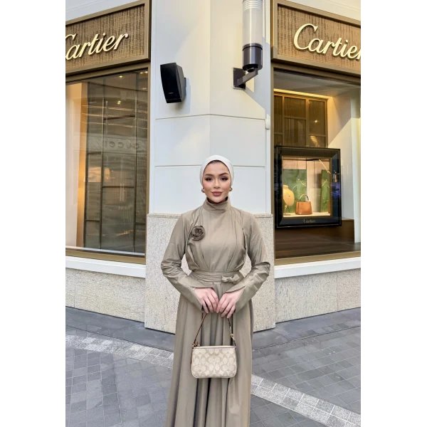 Eyşan Elbise - Yeşil