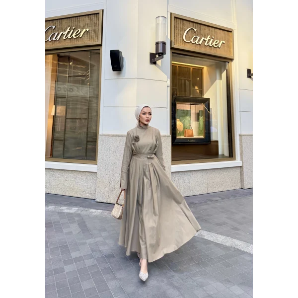 Eyşan Elbise - Yeşil