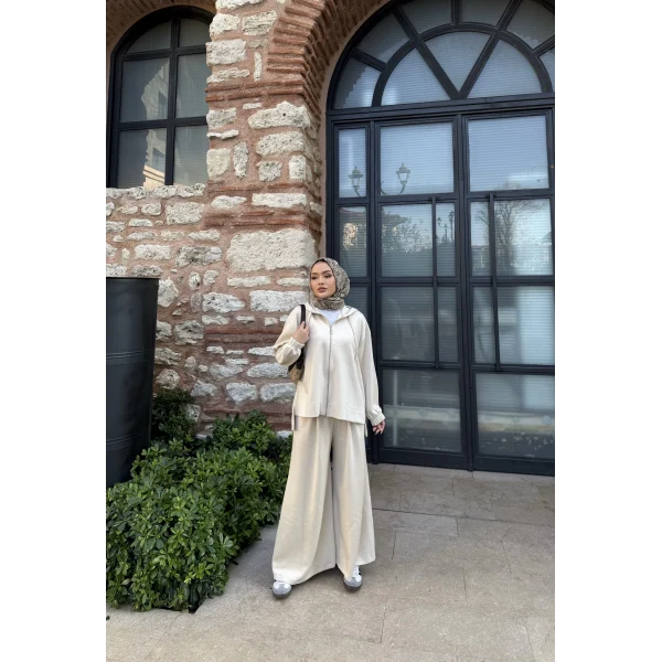 Fosa Oysh Takım - Bej