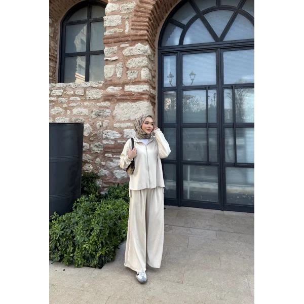 Fosa Oysh Takım - Bej